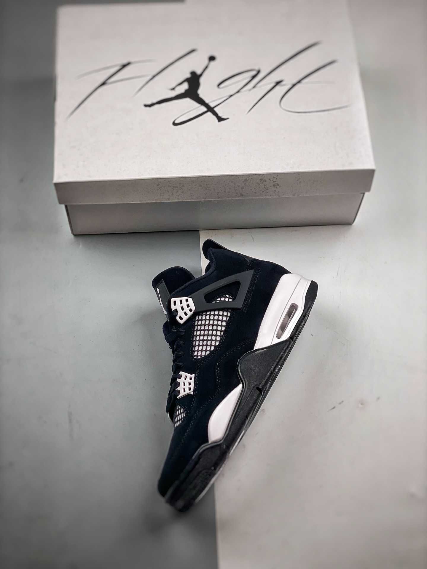 Buty Jordan 4Retro White Thunder Trampki Moda R.44