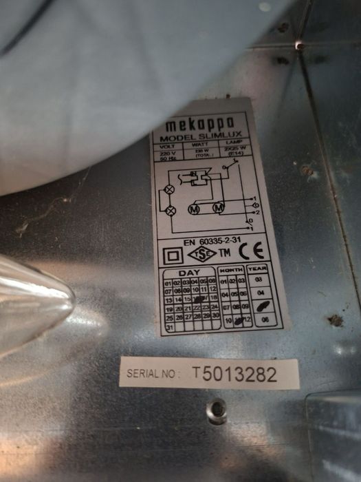 Вытяжка кухонная Mekappa Slim Lux 50 см (нержавейка)