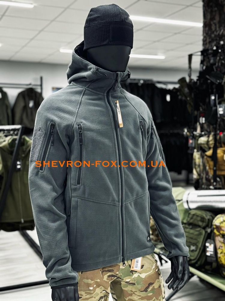 Флісова кофта Helikon Patriot Mk2 Hybrid Fleece - Shadow Grey/Black