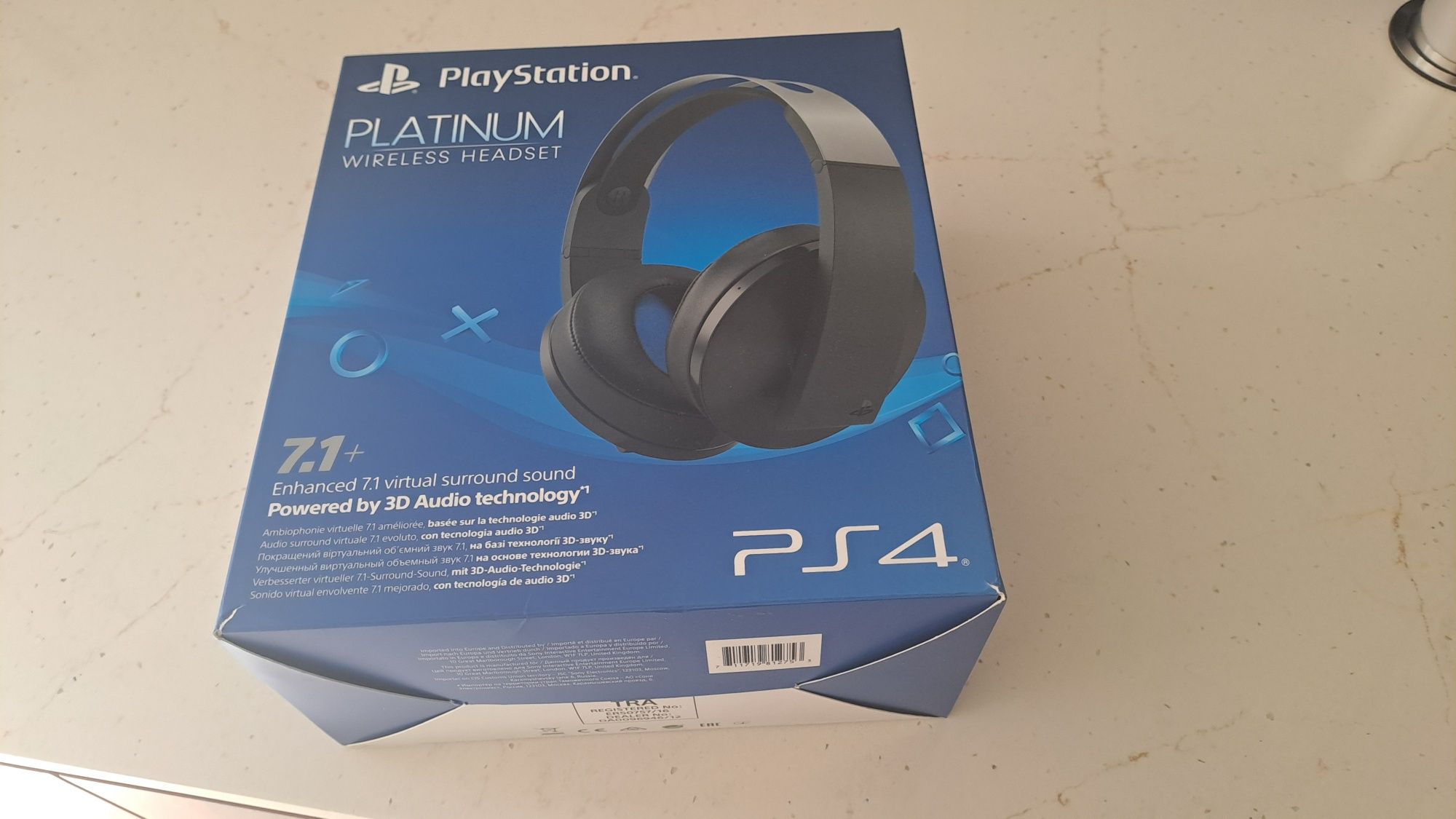 Auscultadores Playstation PS4/ PS5 Platinum Wireless Headset