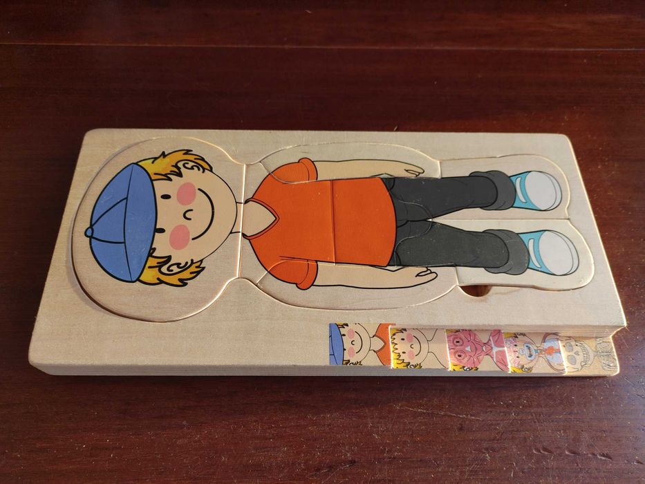 Puzzle Corpo Humano de madeira Delta Sport