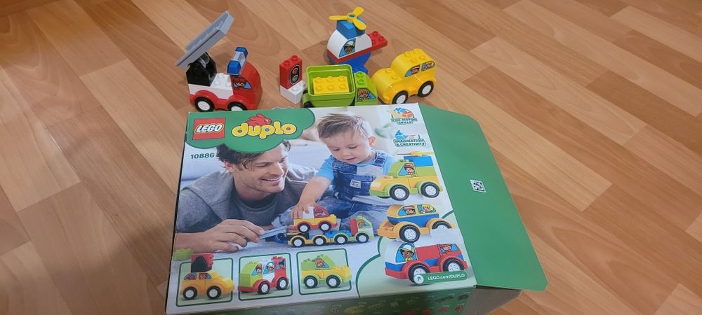 Конструктор LEGO DUPLO, 1+ . Мої перші машинки (10886).