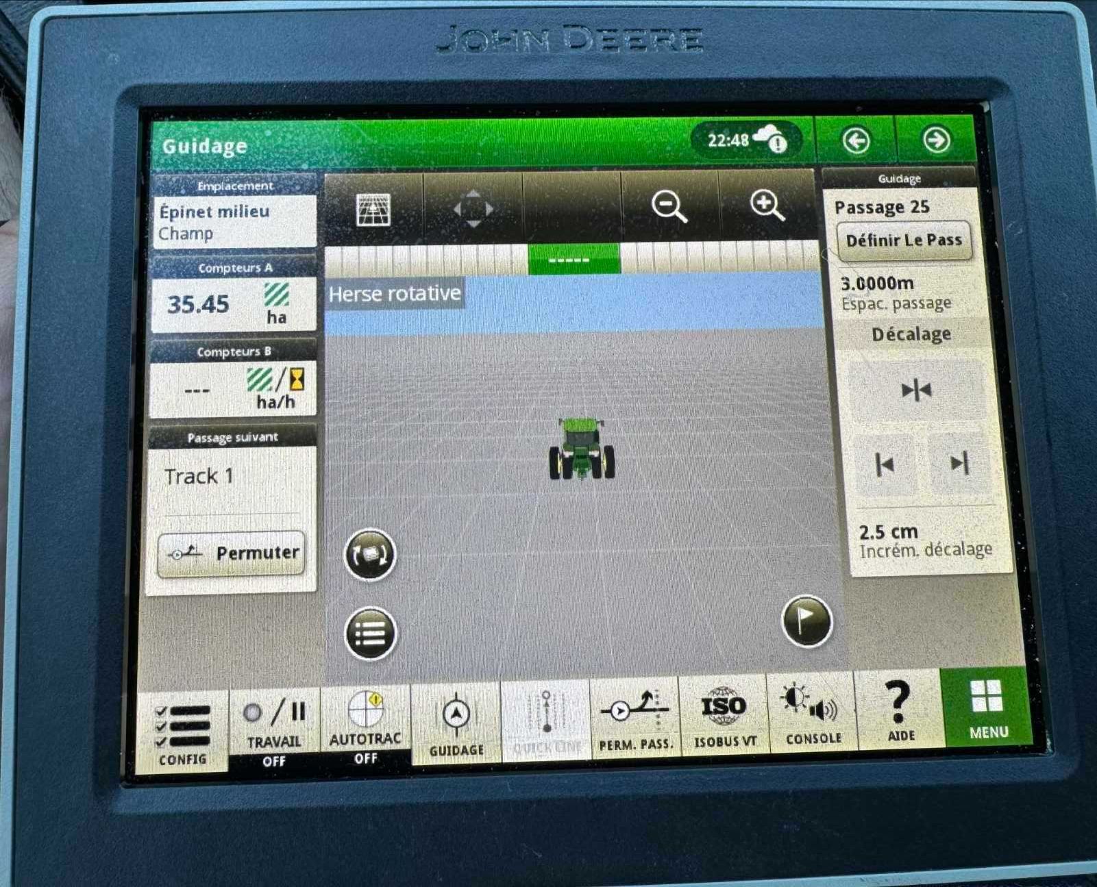 Монитор GPS агронавигатор John Deere 4240 SF1 аutotrek