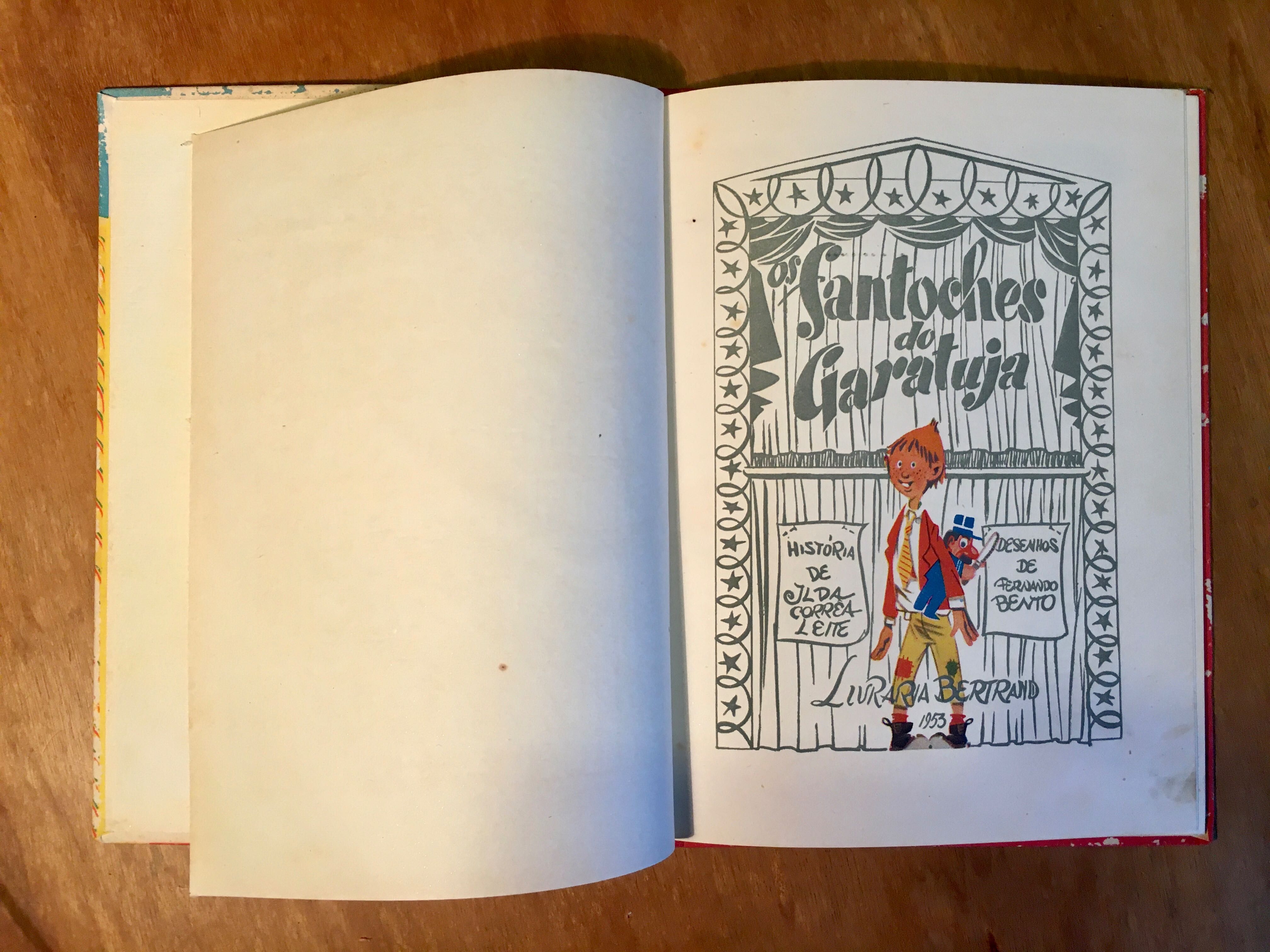 OS FANTOCHES de CARATUJA 1953 - livro infantil didáctico