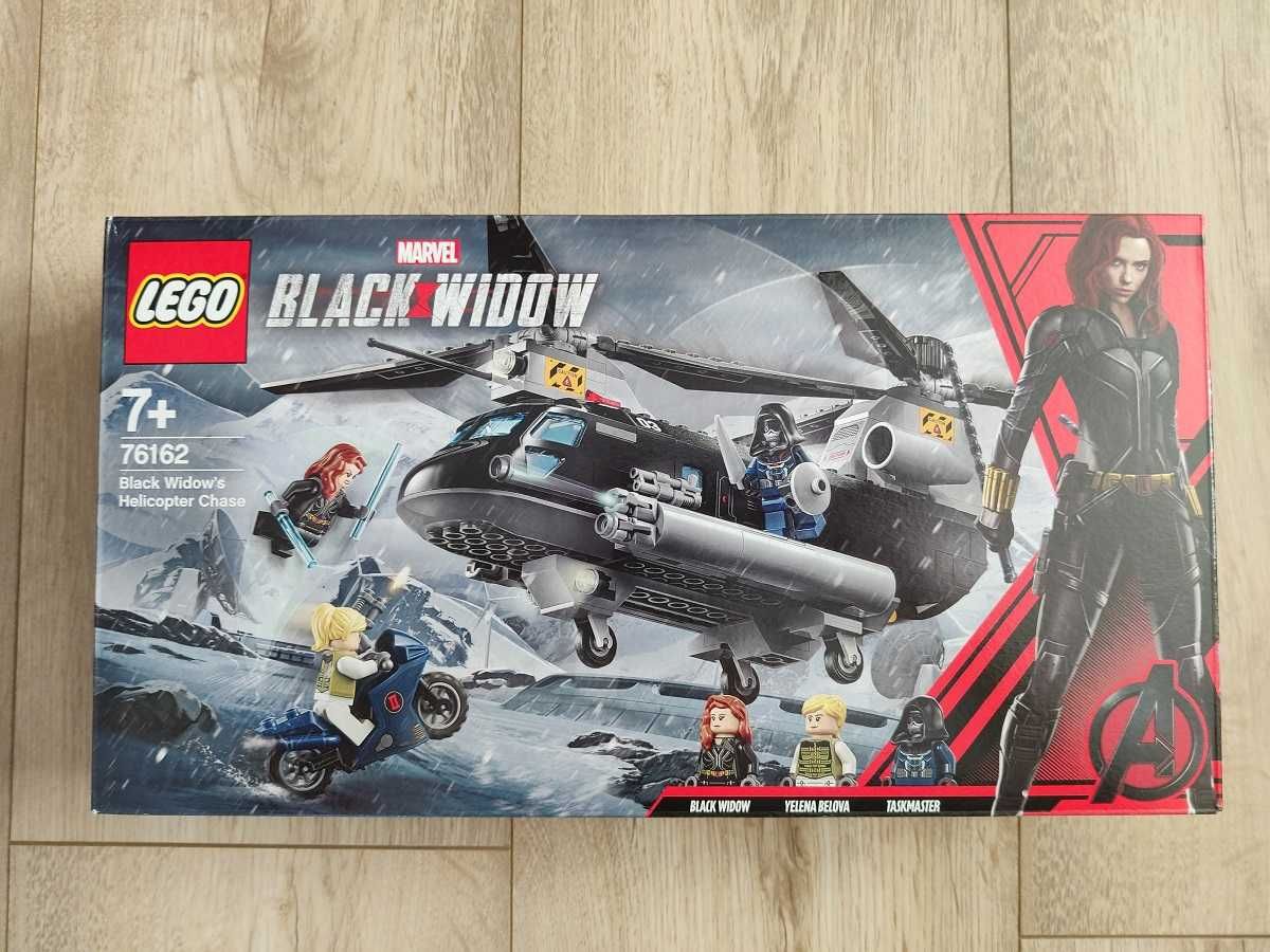 LEGO 76162 Marvel Super Heroes Czarna Wdowa i pościg helikopterem