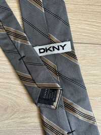 krawat jedwabny DKNY
