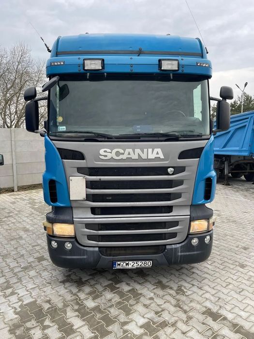 Scania R420  Ciągnik siodłowy z własnej floty ADR, duże zbiorniki, manual 8 biegów
