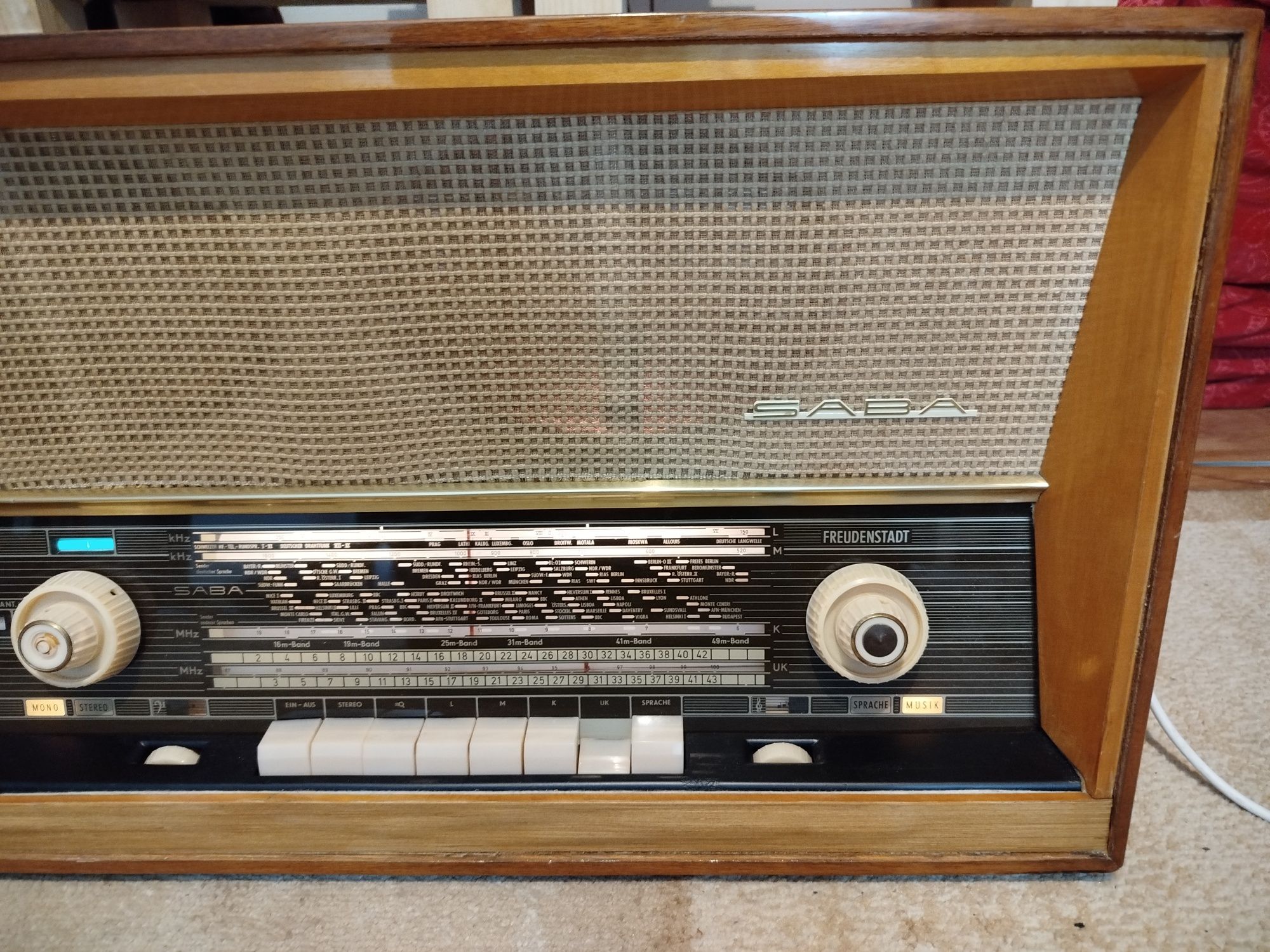 Saba Freudenstadt 125 Stereo Lampowe Vintage