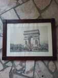 Quadro de arco do triunfo inaugurado