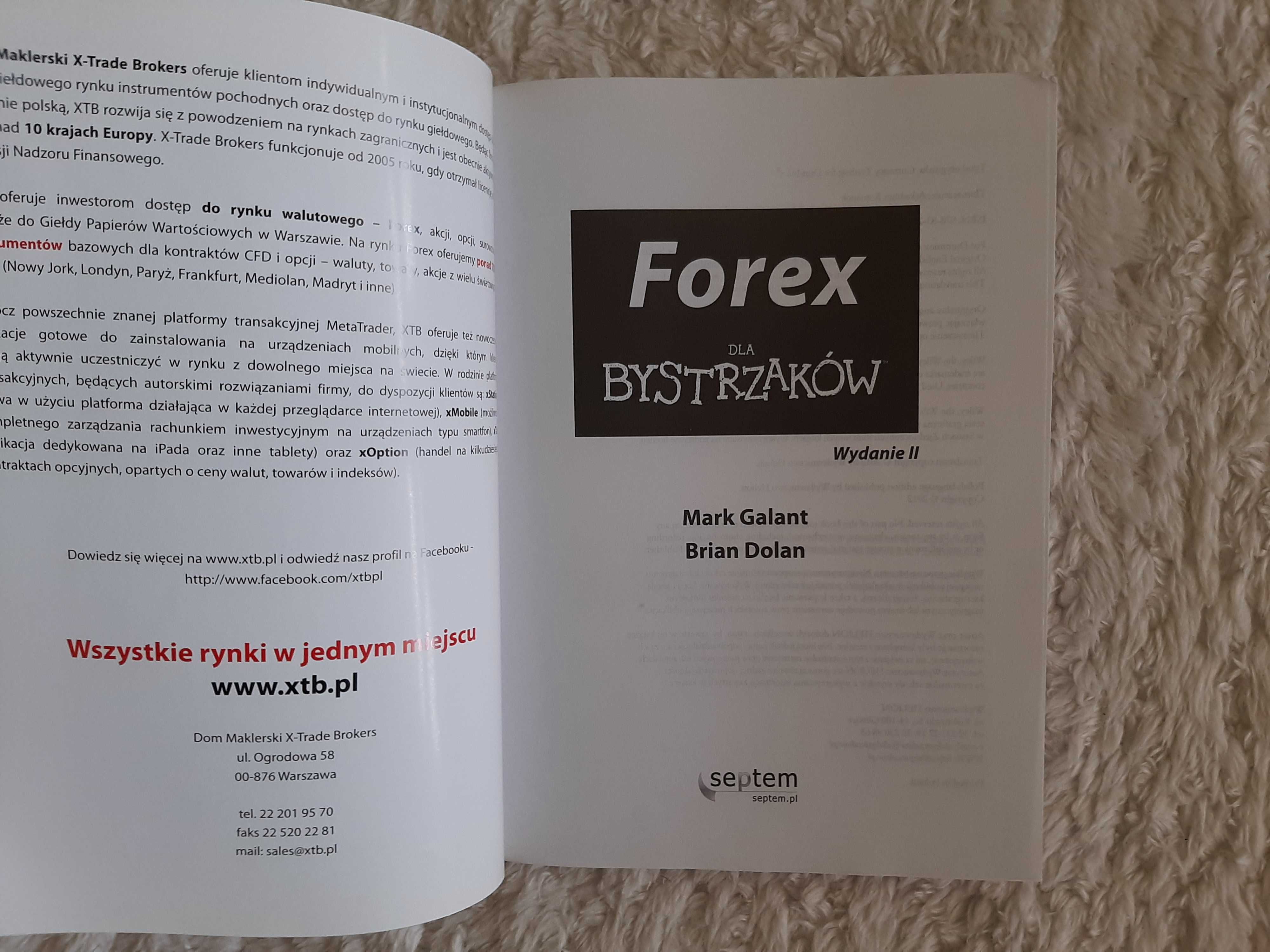 Książka- Forex dla bystrzaków