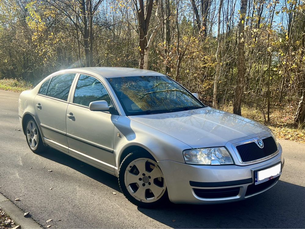 Skoda Superb*2.8v6+LPG*193ps*2004r*Climatronic*xenon*kremowe skóry*