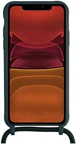 Silikonowe etui z paskiem na telefon Samsung Galaxy A21S Zielone