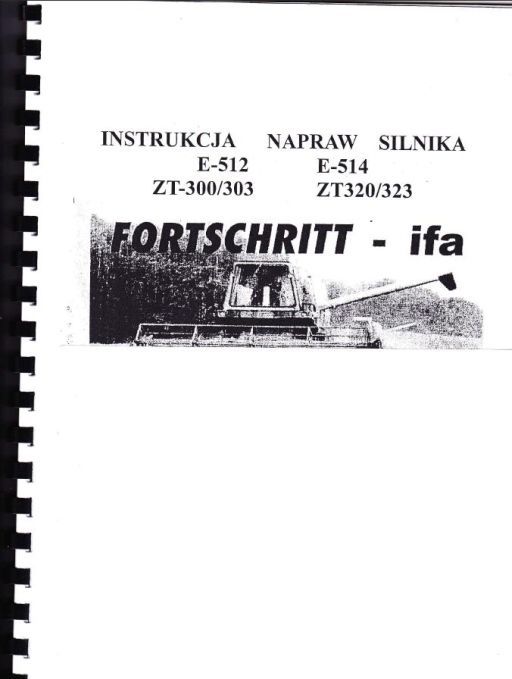 Fortschritt E512 instrukcja obslugi katalog instalacja elektryczna IFA