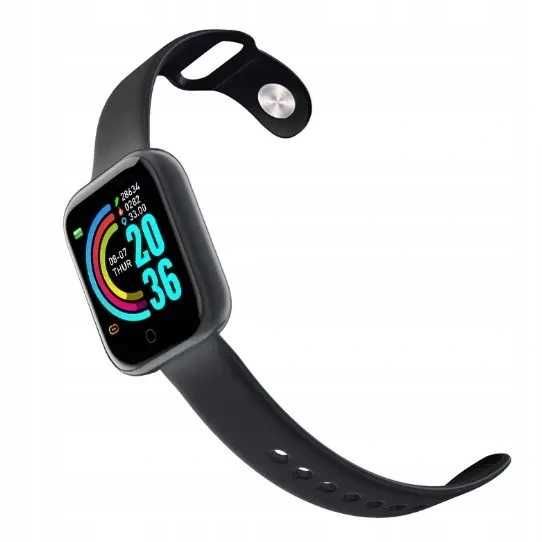 Smartwatch ZEGAREK Sportowy Bluetooth wielofunkcyjny unisex czarny
