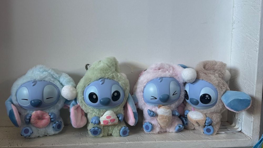 М'яка іграшка Стіч сюрприз Stich Labubu Лабубу брелок Стич