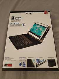 capa do tablet 9-10.1'' com teclado, novo
