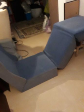 Sofa cambalhota em azul