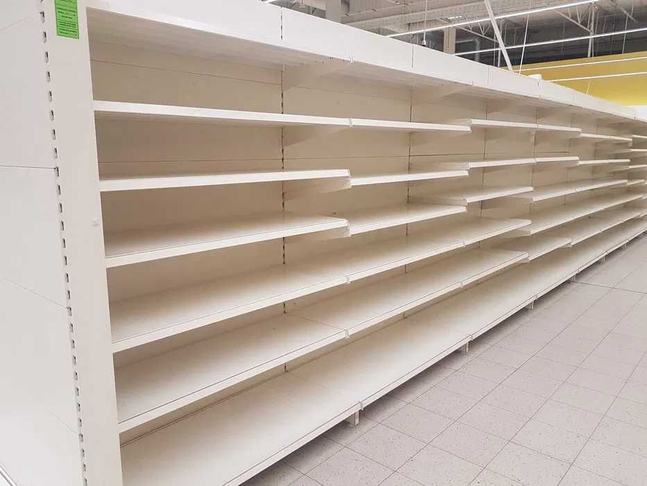 Gondola sklepowa modułowa metalowy regał sklepow magazynowy dwustronny