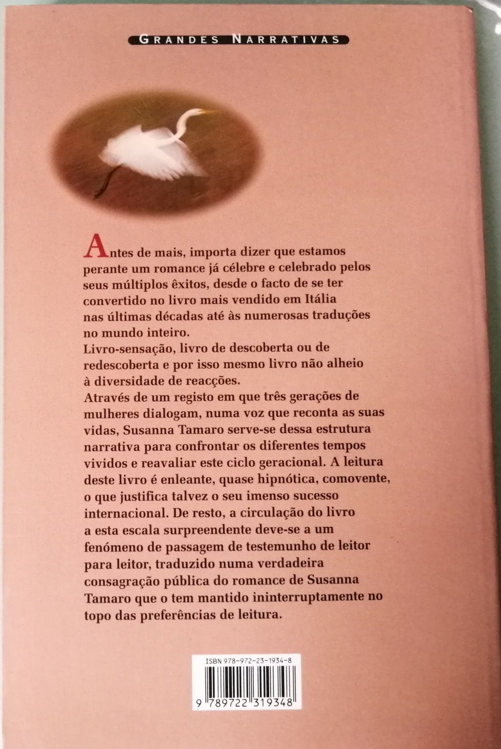 Livro "Vai Aonde te leva o Coração", Susanna Tamaro