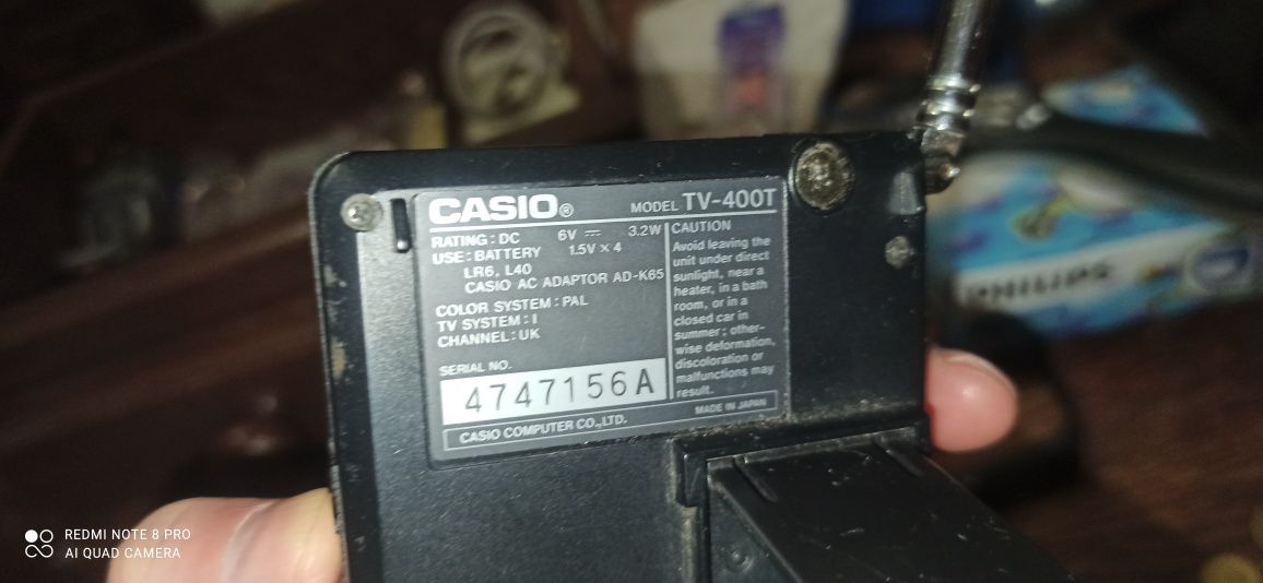 Casio mini TV lub monitor