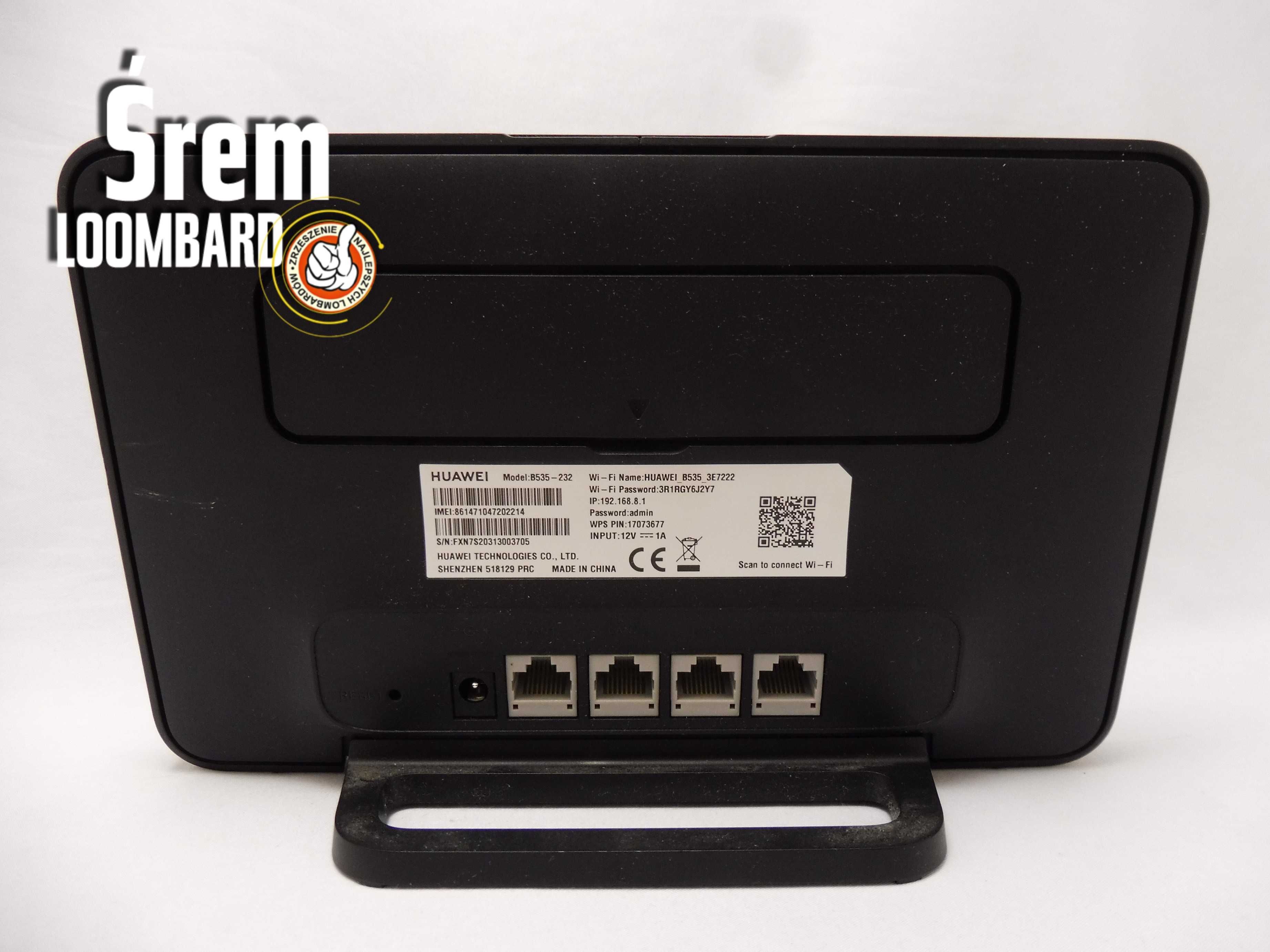 Router Huawei B535-232, Kabel Zasilający, Stan db!