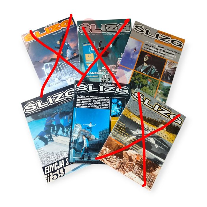 3 magazynów ślizg hip hop 2000 rok!