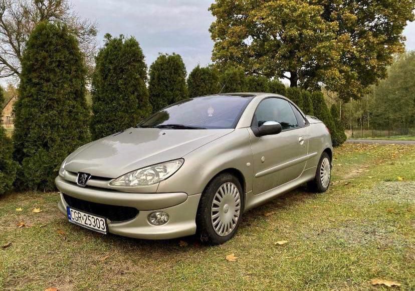 peugeot 206 cc skóry