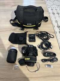 Nikon D40X + dwa objektywy 18-55 i 50-200