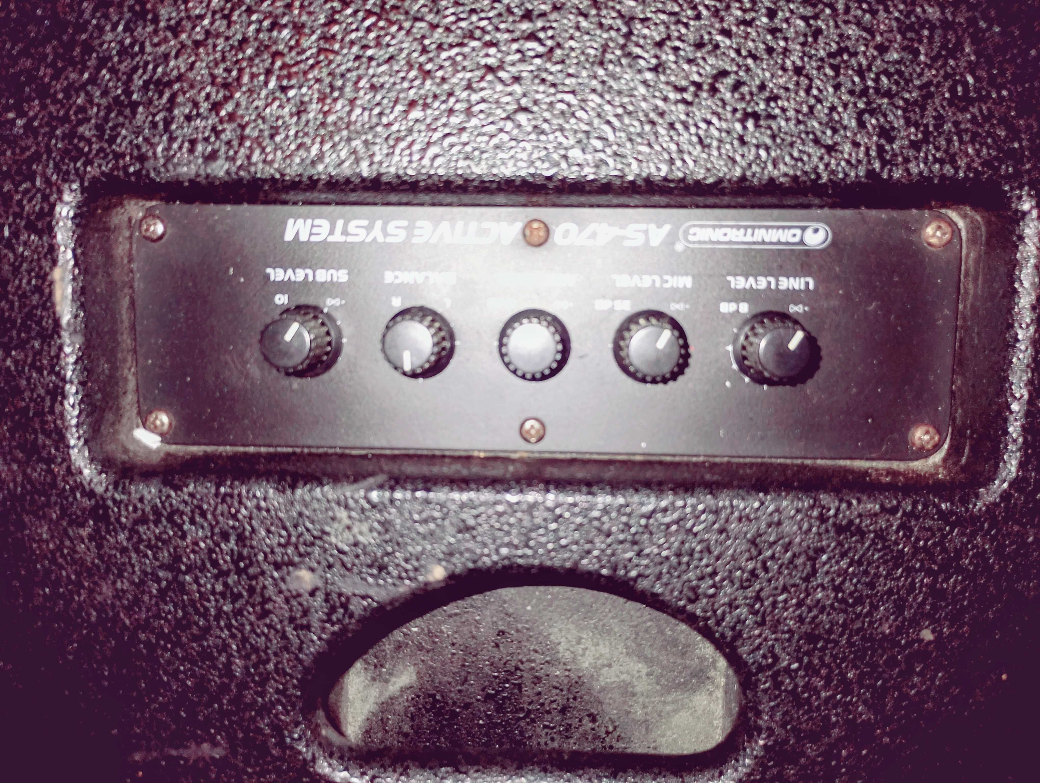 Subwoofer aktywny Omnitronic as 470