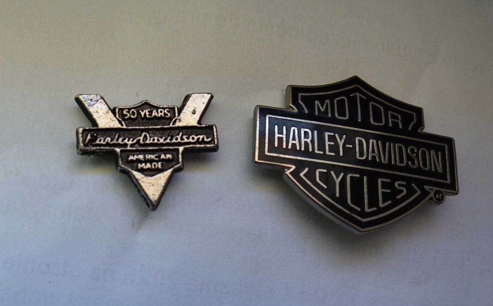 komplet oficjalnych przypinek Harley Davidson