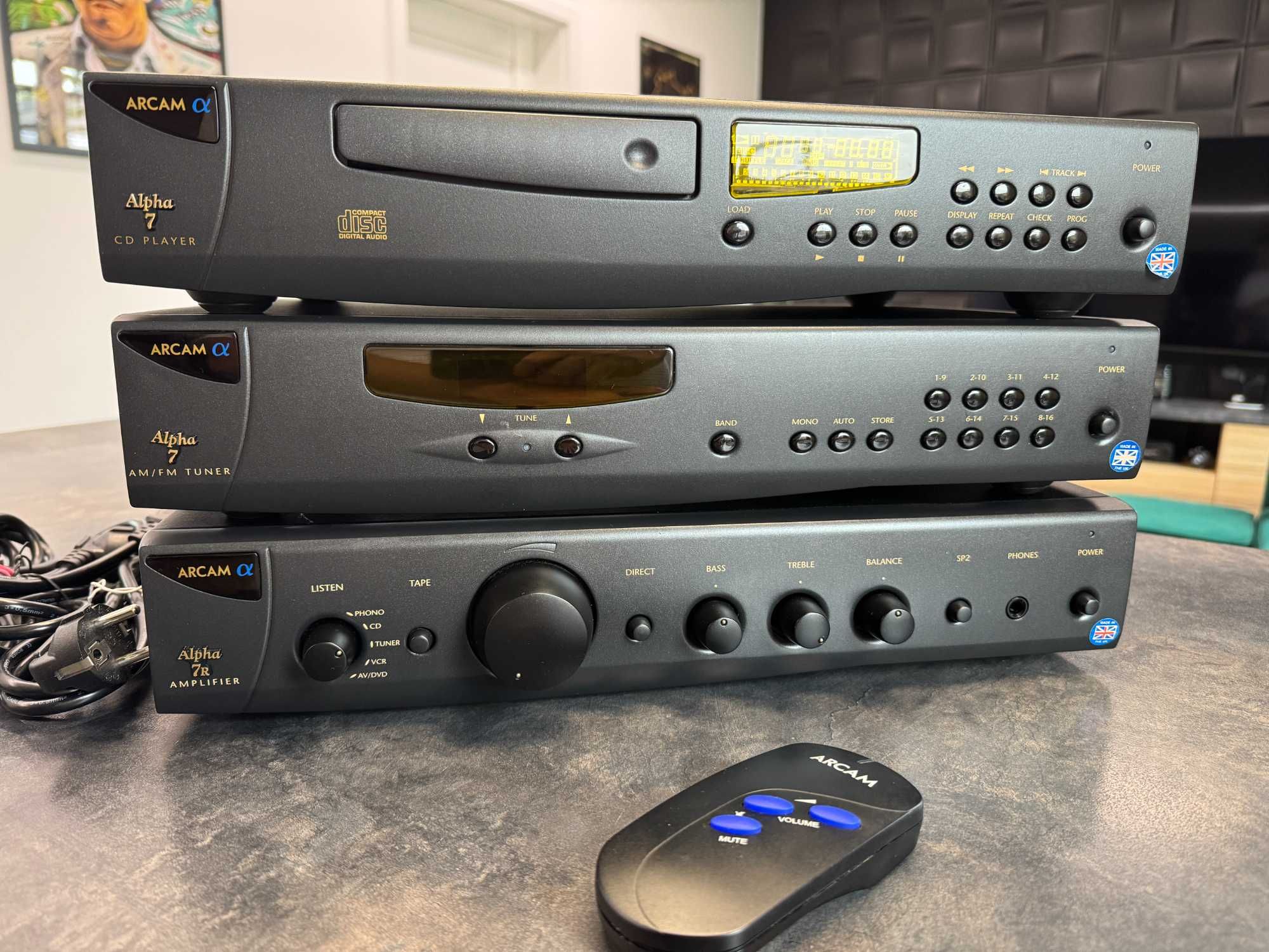 wieża segmentowa arcam cd,tuner,wzmacniacz, alpha 7,alpha 7r