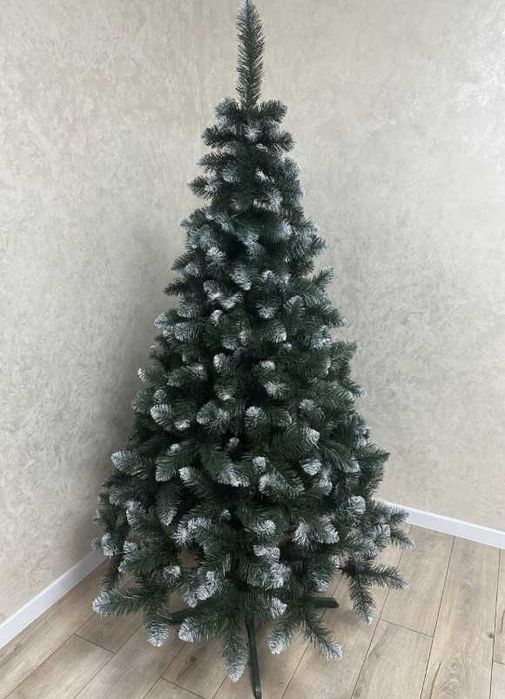 Штучна ялинка Лідія 2.2 м • Преміум ПВХ • Густа хвоя • Топ ціна