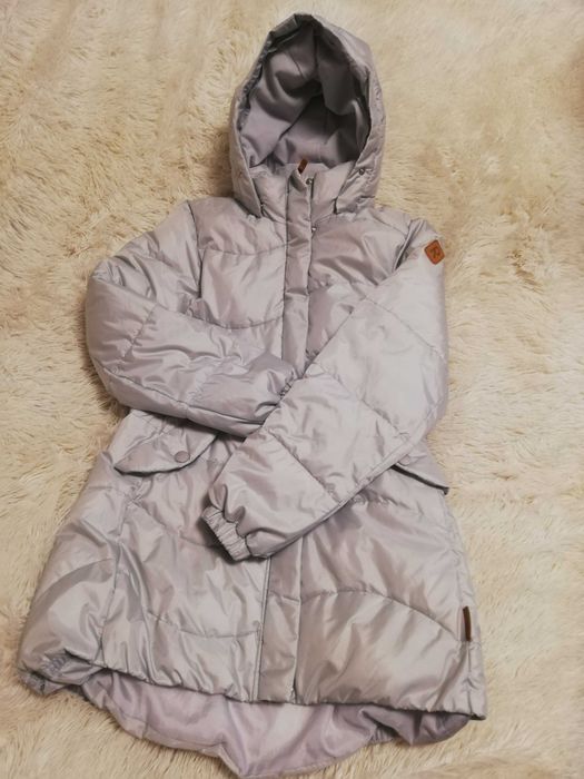 kurtka puchowa Reima 164 srebrna kurtka Reima 164 puchowa