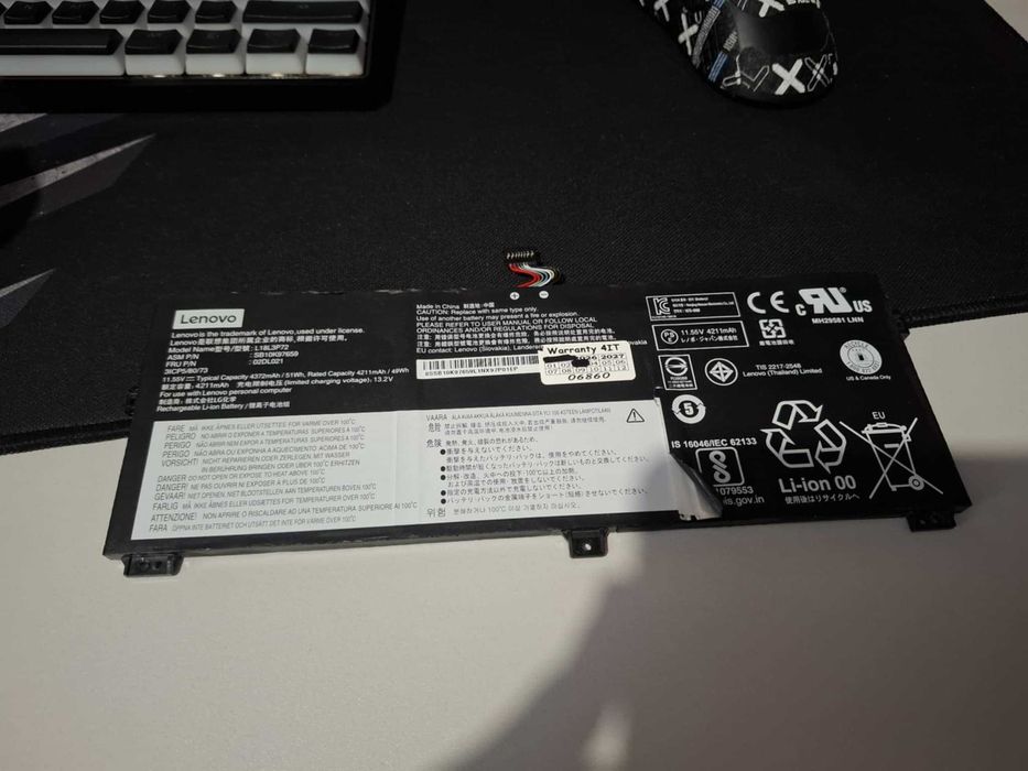 Bateria orginalna lenovo  thinkpad yoga x13 gen