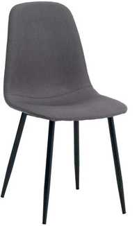 Krzesło tapicerowane szare Jysk 2szt.