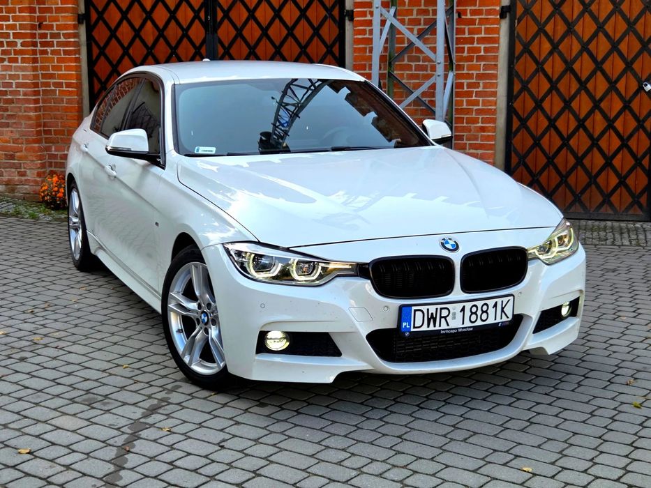 BMW Seria 3 Mały przebieg 90k km! HeadUP LED mPakiet F30 320d LCI lift M-Pakiet