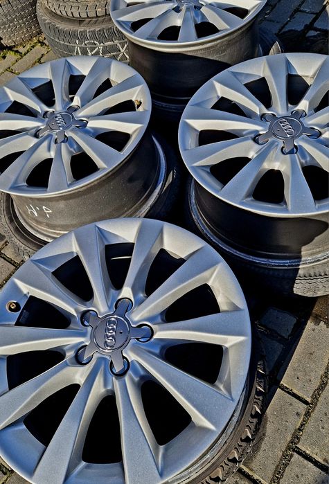 4x oryginalne felgi 17 cali AUDI 5X112 ET39 ML66,6 jak nowe!