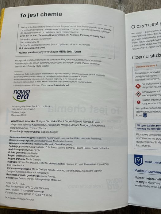 To jest chemia zakres rozszerzony 1 nowa era