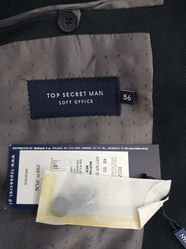 #58 Nowa marynarka męska Top Secret XL