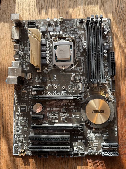Płyta główna Asus Z170-P + Procesor Intel Core i7 6700K 4.00GHZ