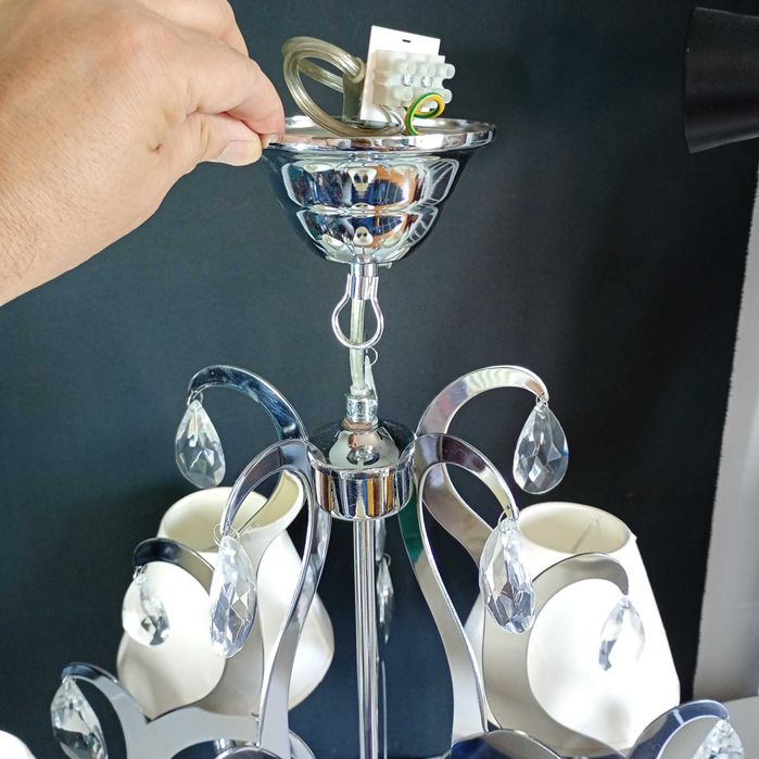 Elegante candeeiro de teto (5 lâmpadas) - Excelente estado