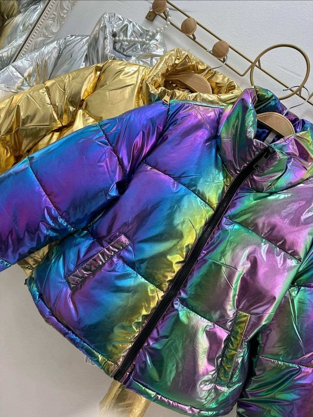 Nowa kurtka pikowana od Mochy Paryz multikolor multicolour rozm uni