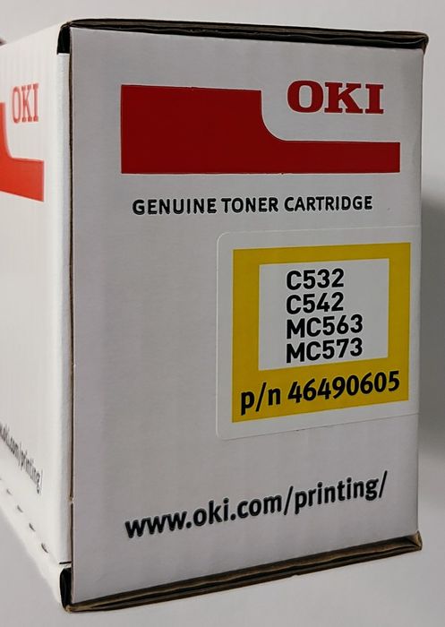 ORYGINALNY Toner OKI yellow 6000 stron C532DN C542DN MC563DN MC573DN