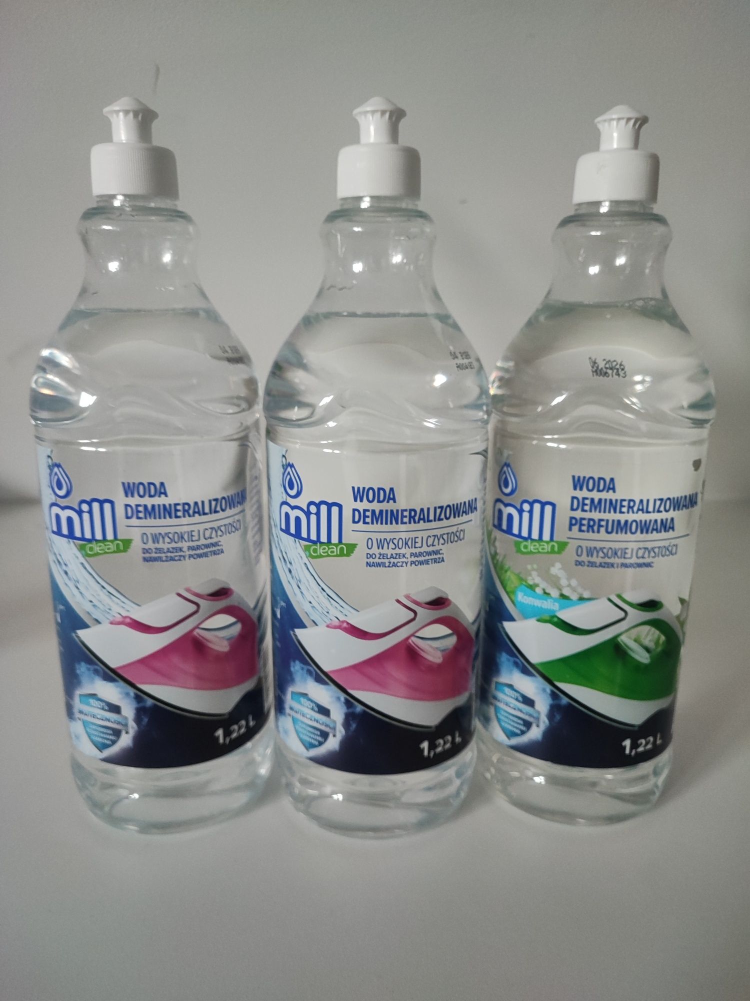 Mill Clean Woda Demineralizowana do Żelazek i Parownic 1,22l - 3 szt.