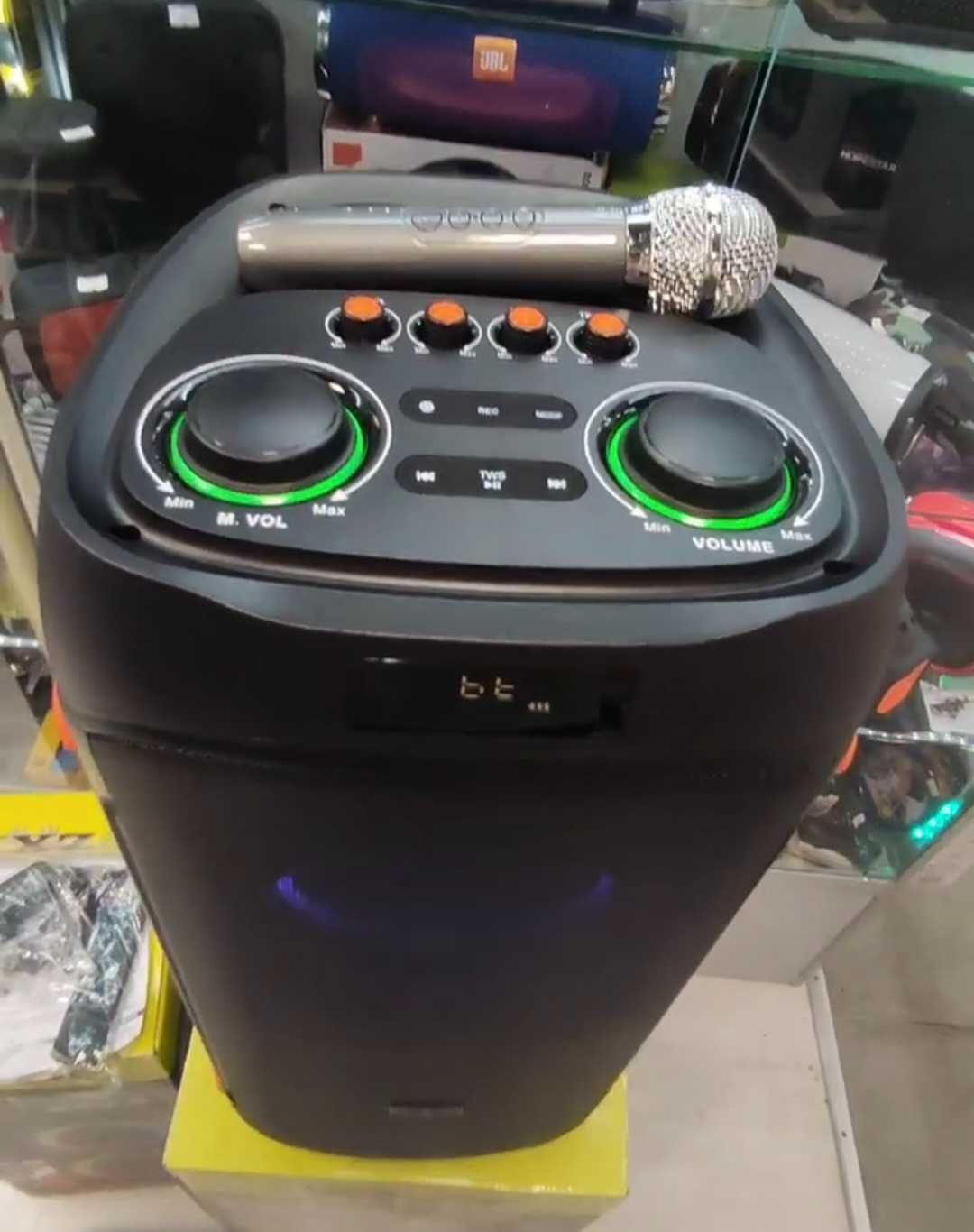 Мощная Bluetooth колонка ZXX 1200 Вт с микрофоном и пультом