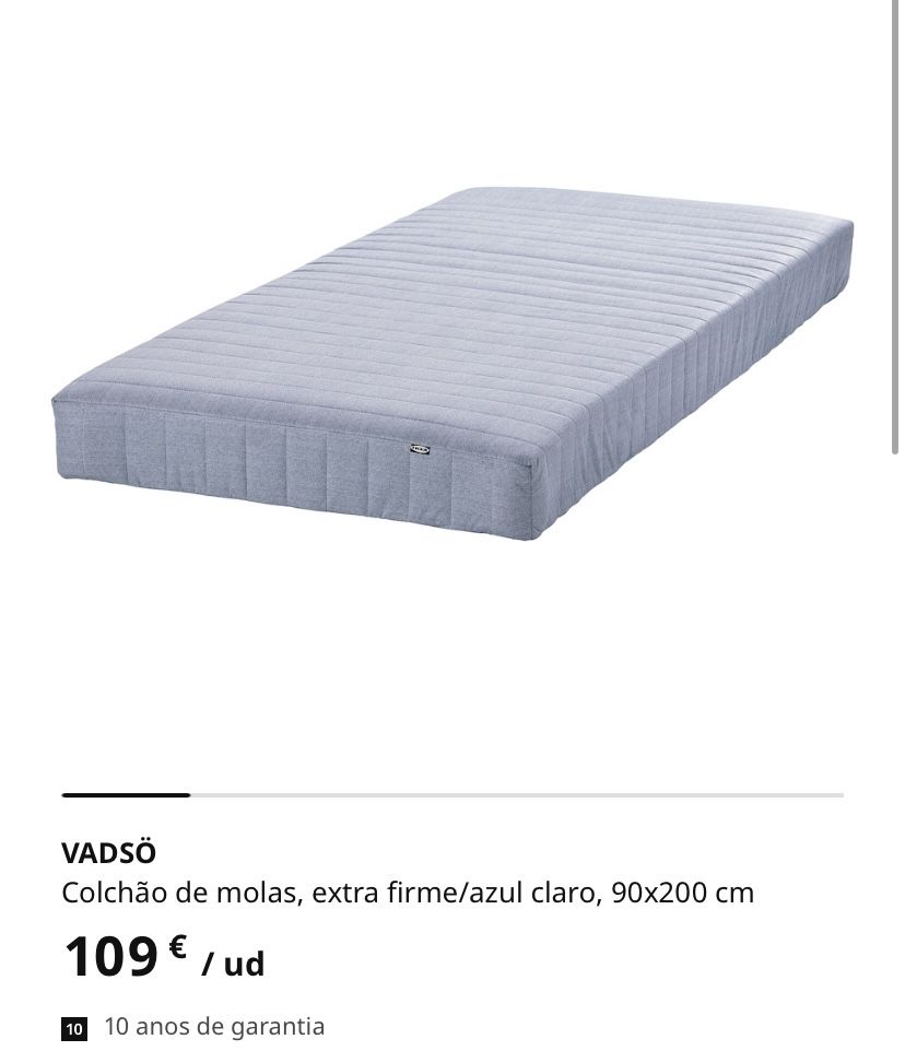 Colchao IKEA 90x200cm NOVO
