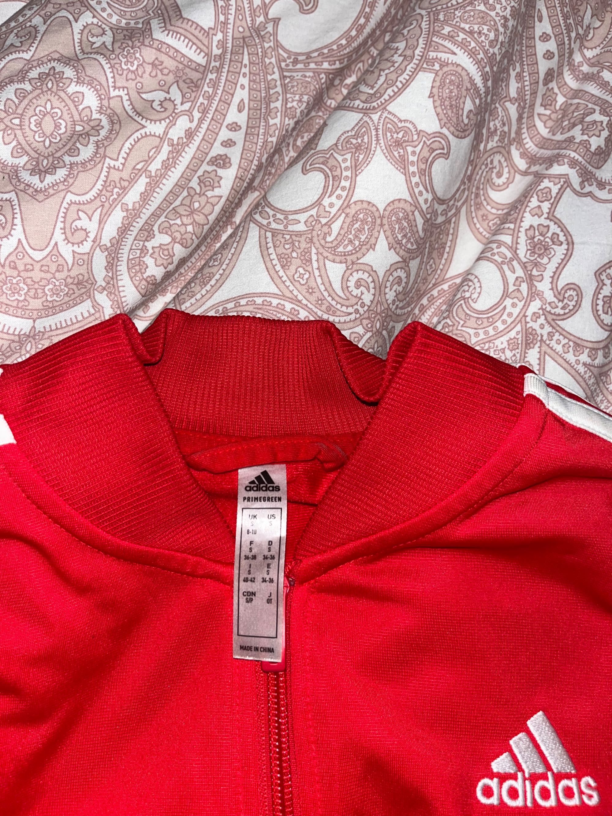 Casaco de fato de treino adidas vermelho