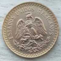 Moeda de Ouro 2 Pesos e Meio 1945 México Estado Nova