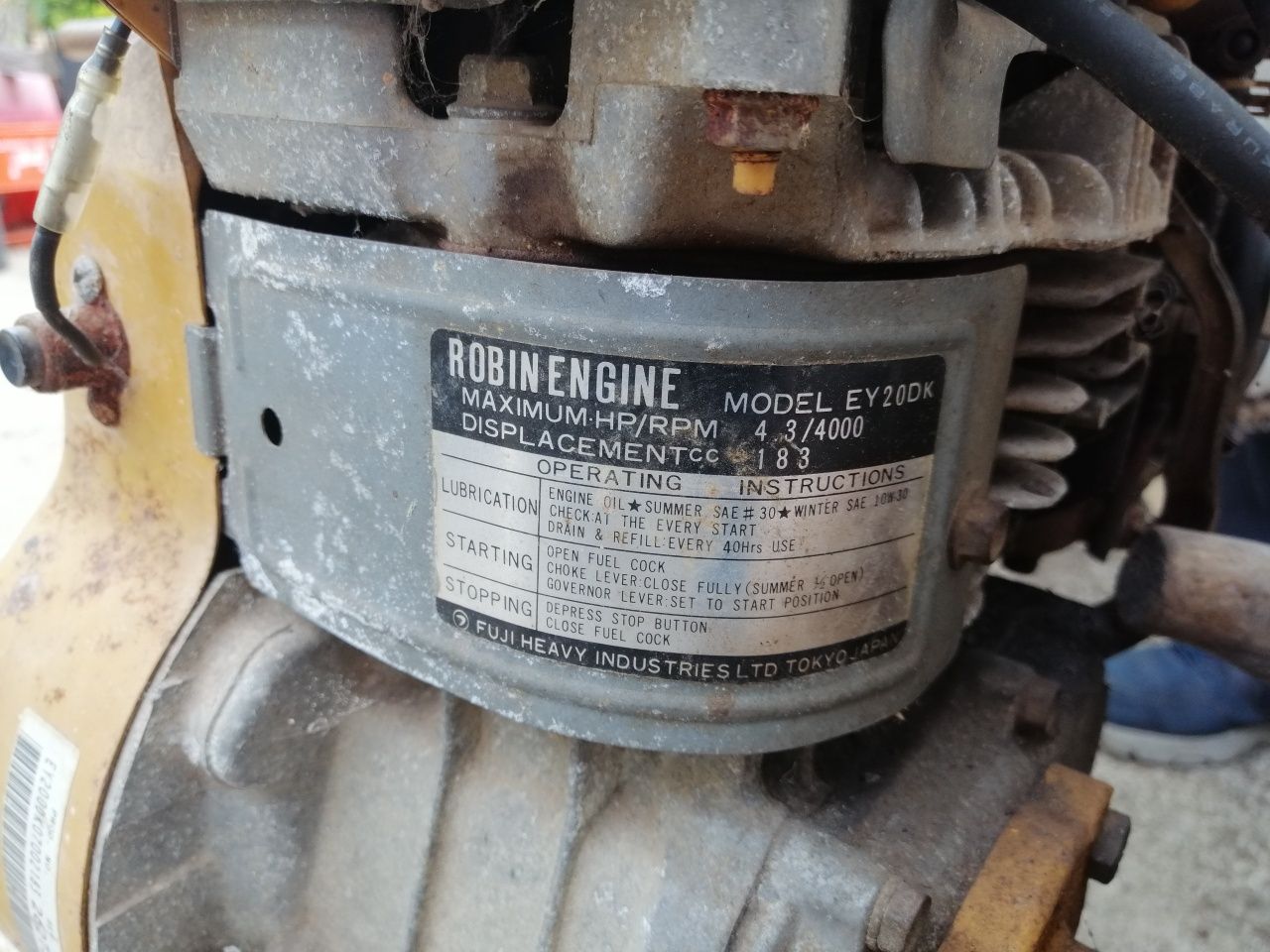 Motor de rega Robin