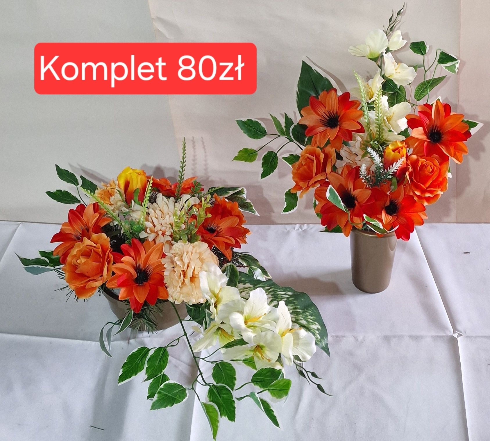 Stroiki oraz komplety na groby